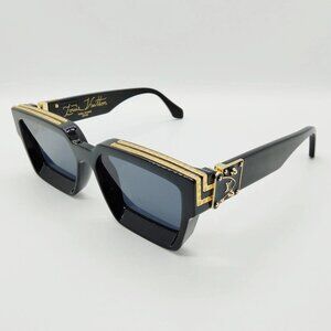 Authentic Louis Vuitton Sunglasses Z1165E Men's Black mn549-120825